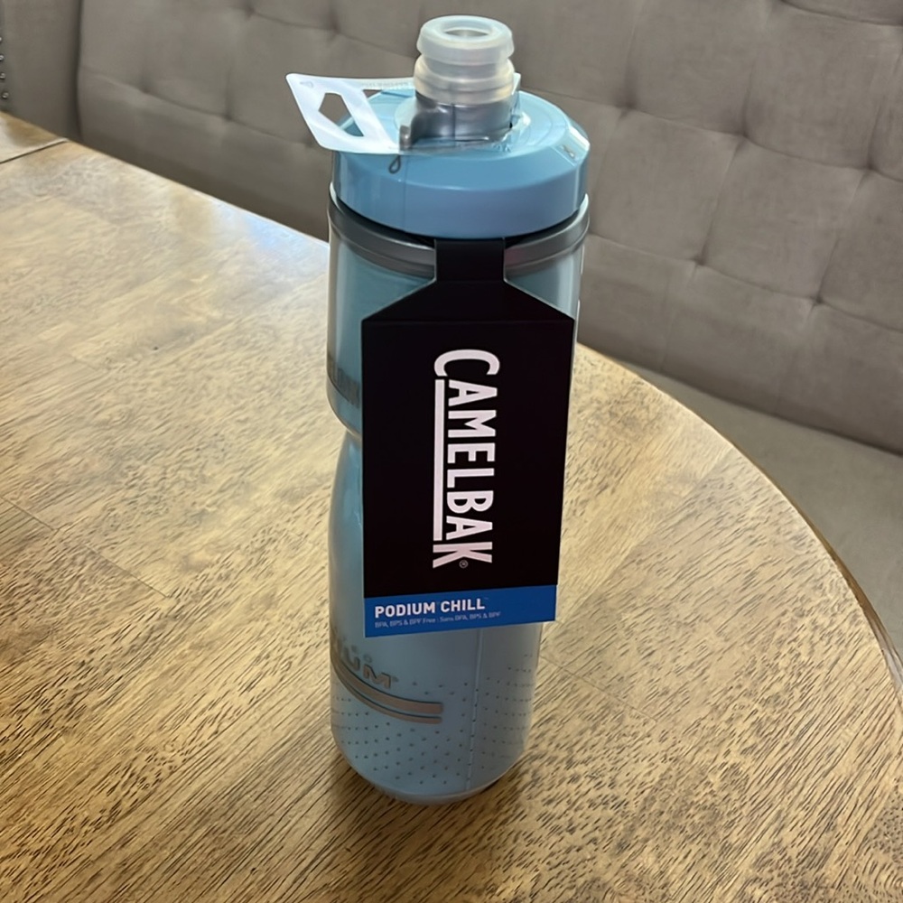 NEW Camelbak 24 oz Podium Water Bottle Stone Blue - Picture 2 of 3